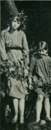 Frances Griffiths and Elsie Wright at Cottingley Beck