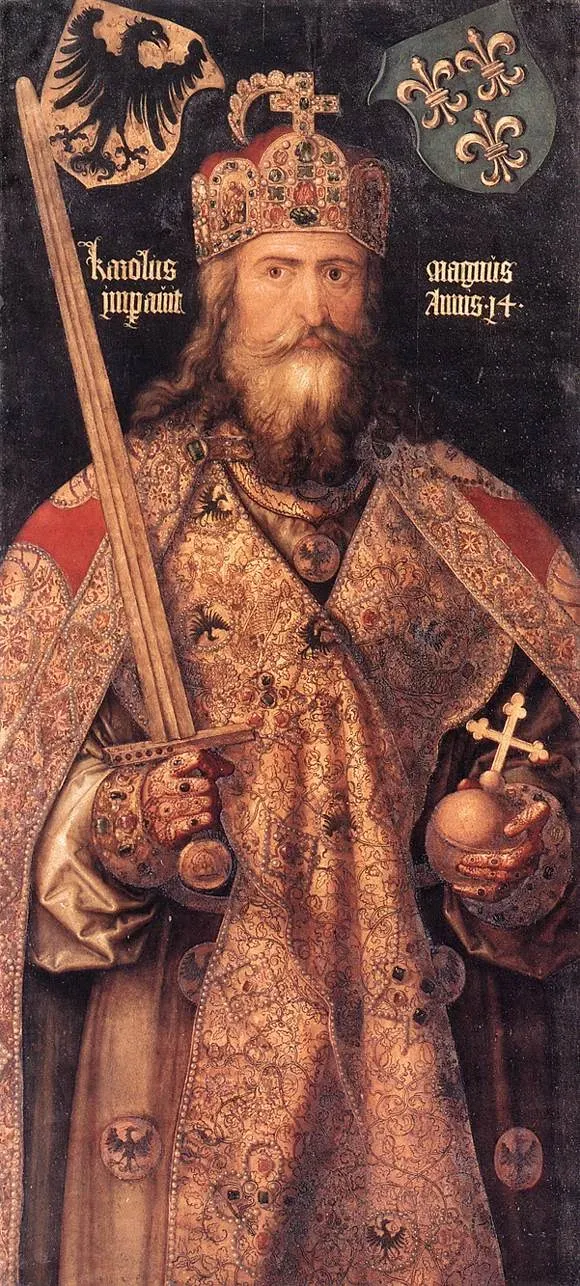 Charlemagne's coronation as Emperor of the West, 800 AD