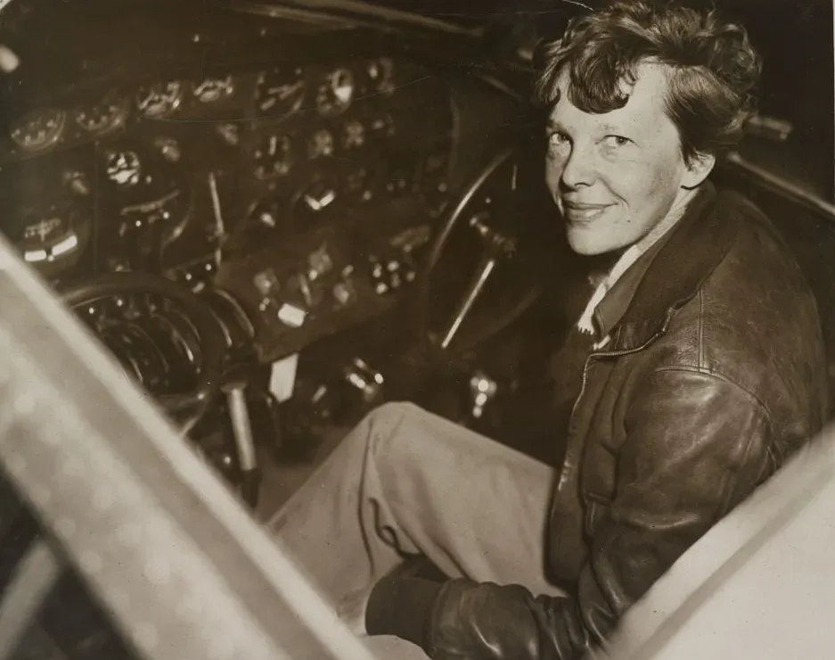 Cockpit of Earhart's Lockheed Electra, 1937
