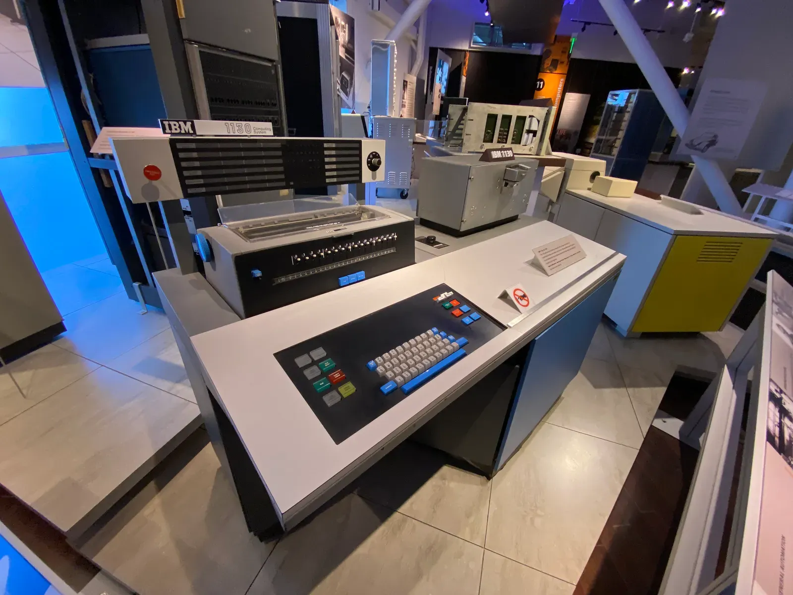 An IBM 1130 computer, the same model used at Big Ear