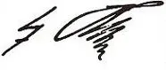Forged Hitler signature by Konrad Kujau
