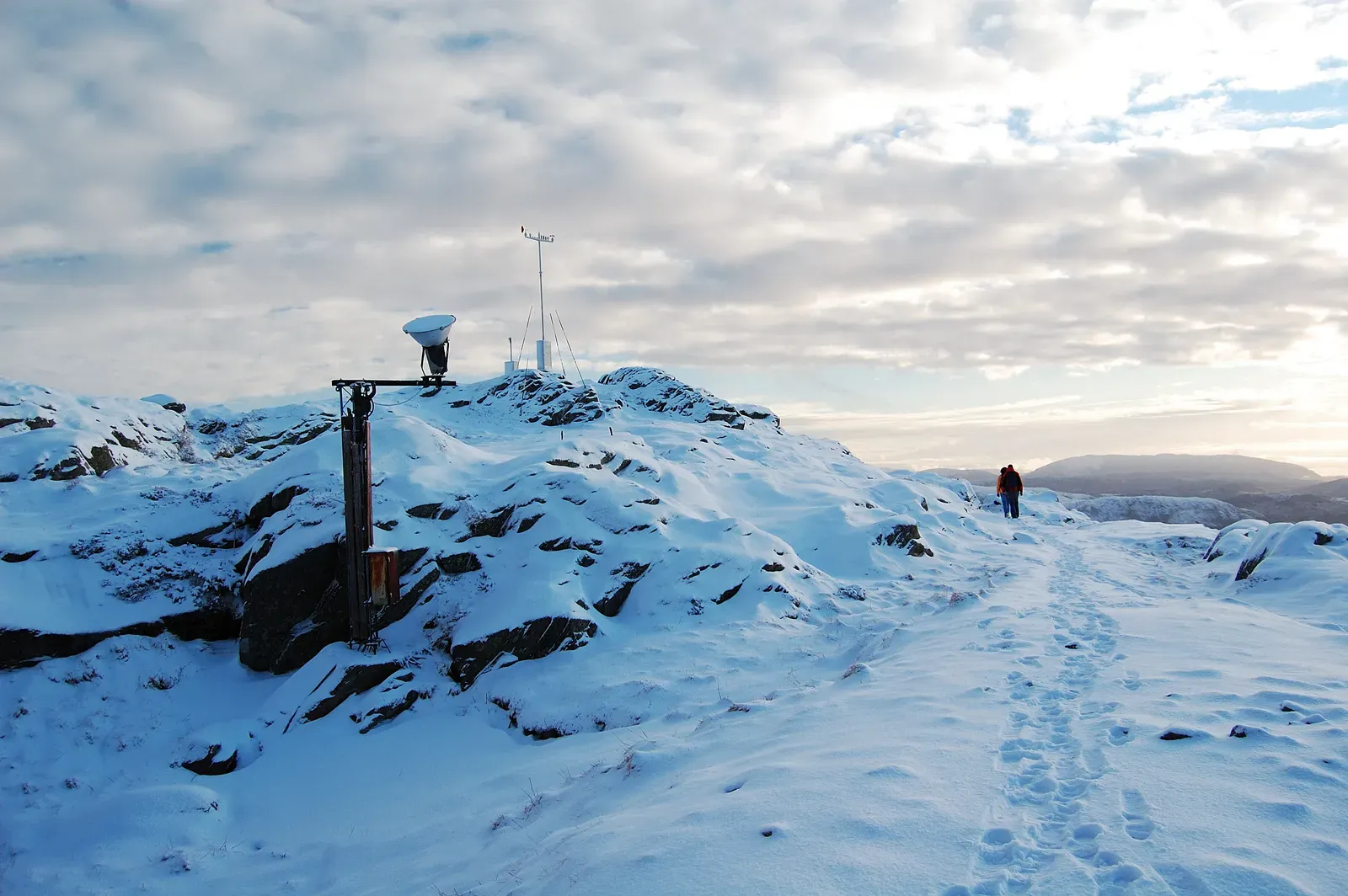 Ulriken mountain overlooking Bergen, Norway
