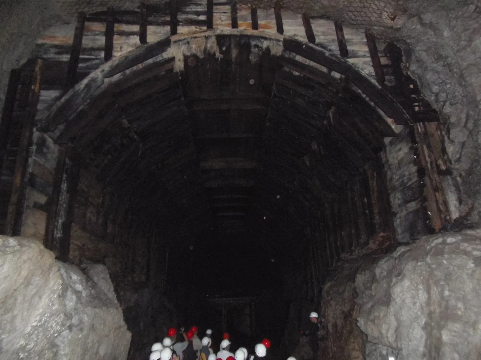 Underground corridor in the Osówka complex