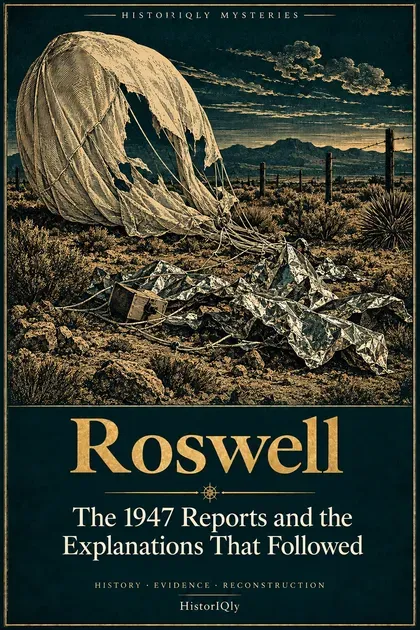 Illustrated cover of Roswell