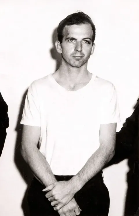 Lee Harvey Oswald booking photo, November 1963