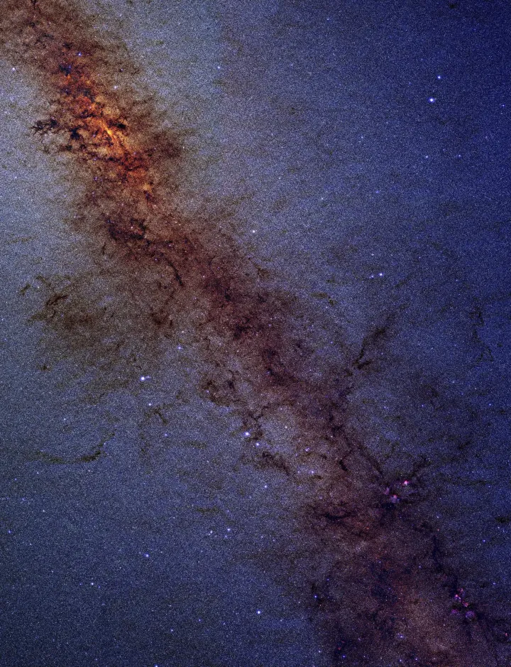 The galactic centre in Sagittarius — direction of the Wow! Signal