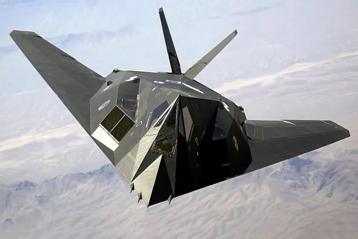 F-117 Nighthawk stealth fighter in flight