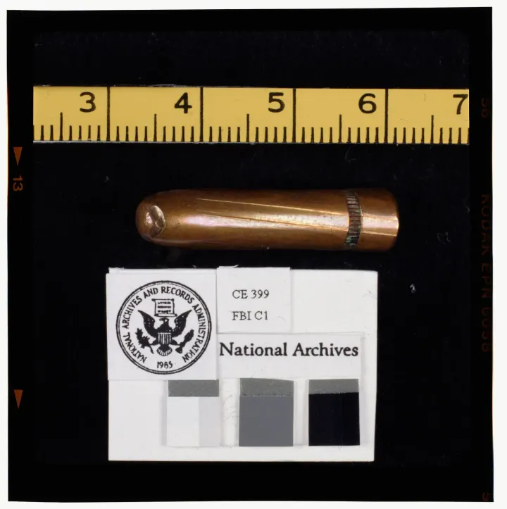 Commission Exhibit 399, the single bullet