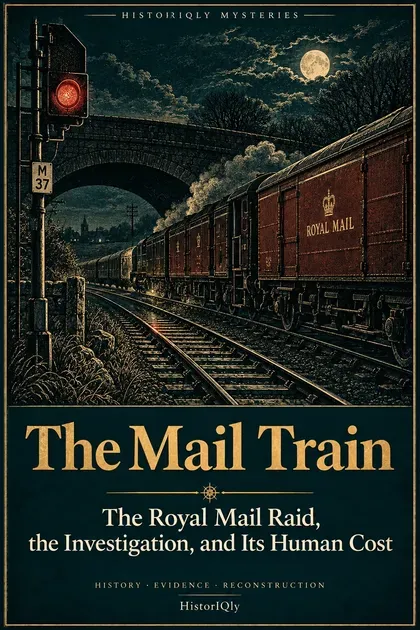 Illustrated cover of The Mail Train