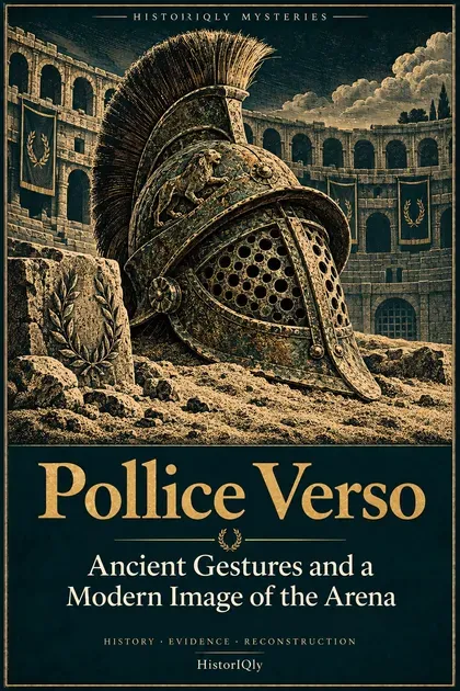 Illustrated cover of Pollice Verso