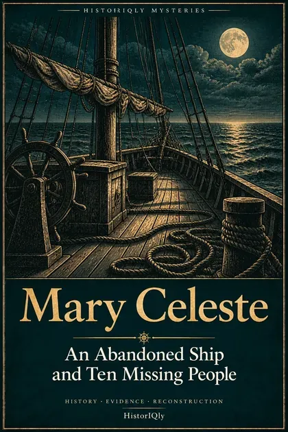 Illustrated cover of Mary Celeste