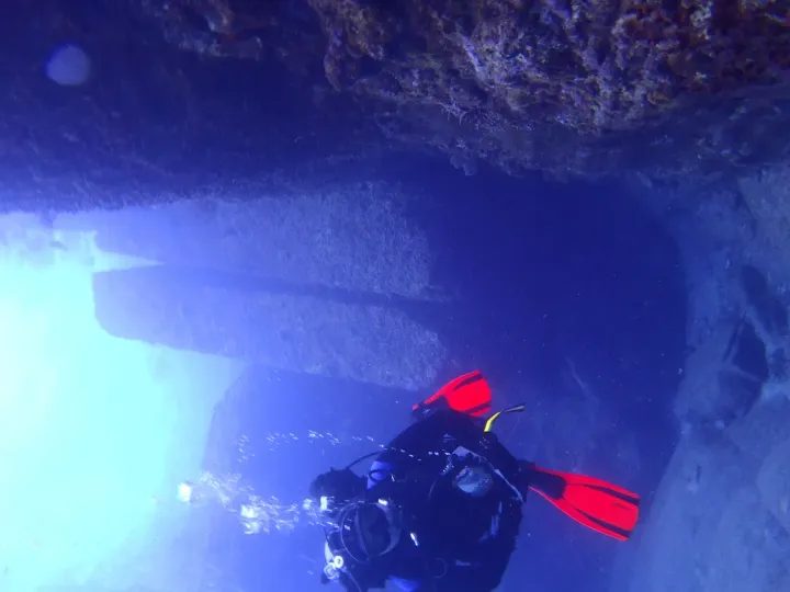 The Twin Megaliths at Yonaguni
