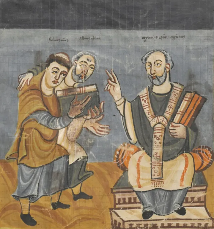 Alcuin of York, scholar at Charlemagne's court