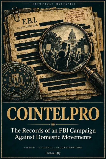 Illustrated cover of COINTELPRO