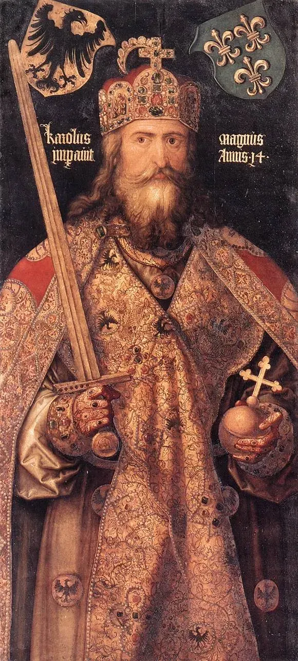 Charlemagne's coronation as Emperor of the West, 800 AD