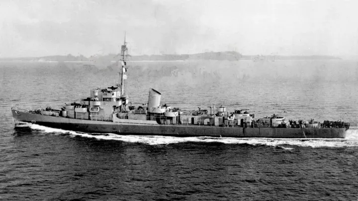USS Eldridge at sea