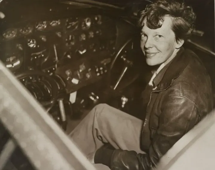 Cockpit of Earhart's Lockheed Electra, 1937