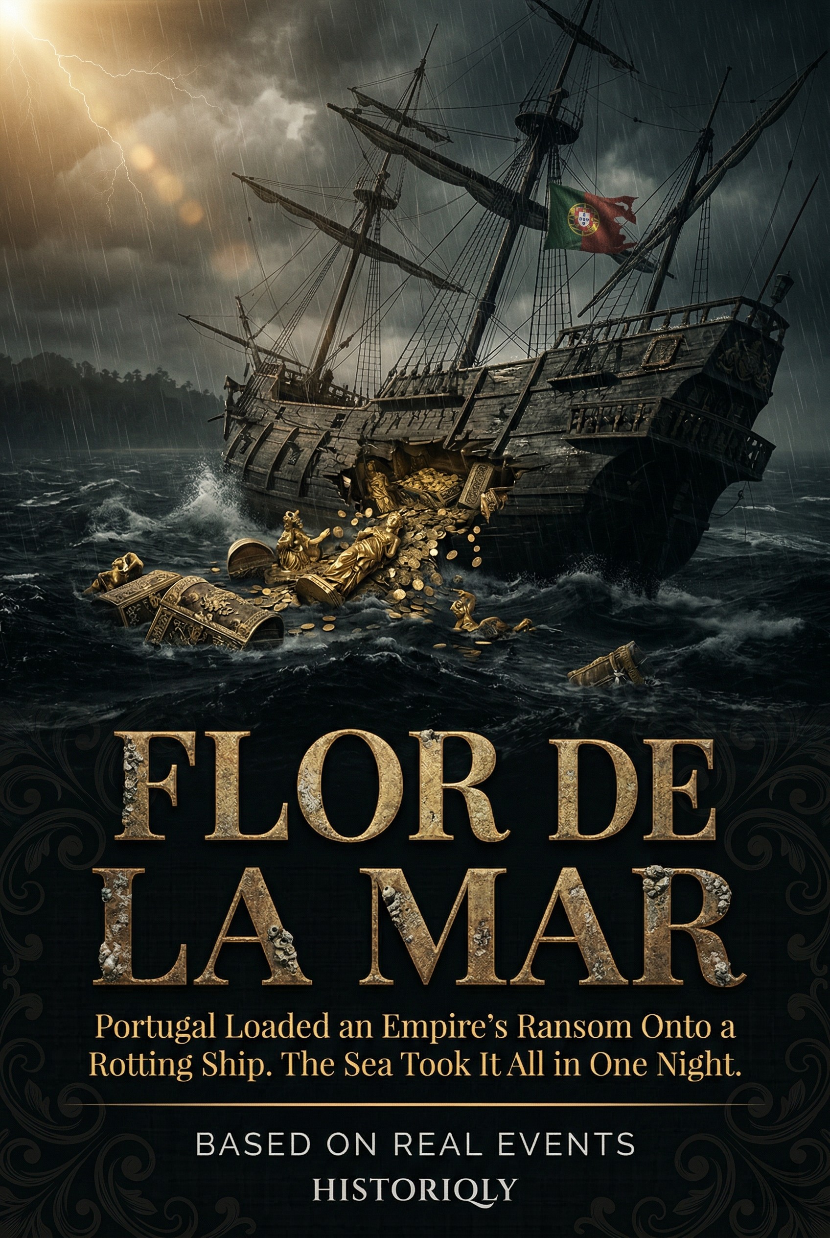 Flor de la Mar — Portugal Loaded an Empire's Ransom Onto a Rotting Ship. The Sea Took It All in One Night.