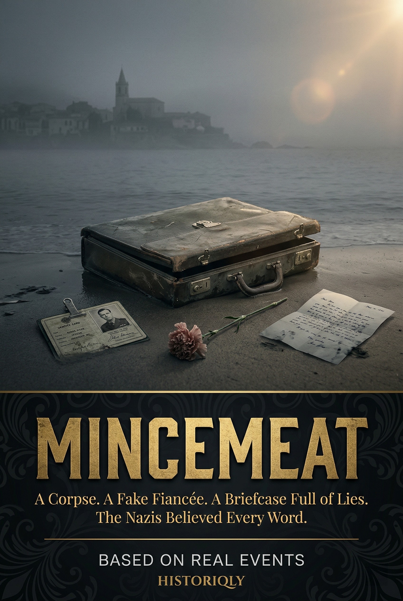 Mincemeat — A Corpse. A Fake Fiancée. A Briefcase Full of Lies. The Nazis Believed Every Word.