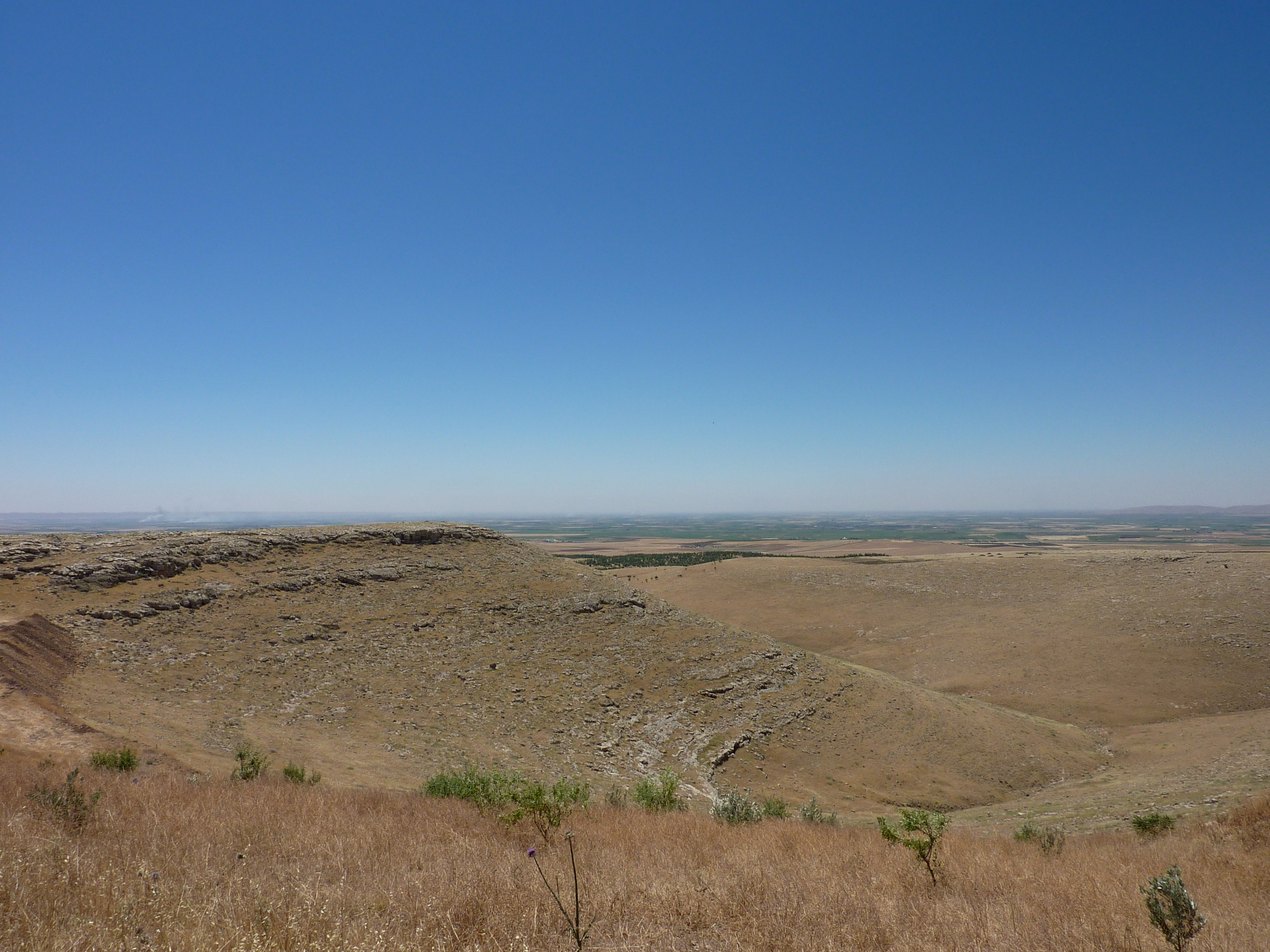 The landscape surrounding Göbekli Tepe in southeastern Turkey