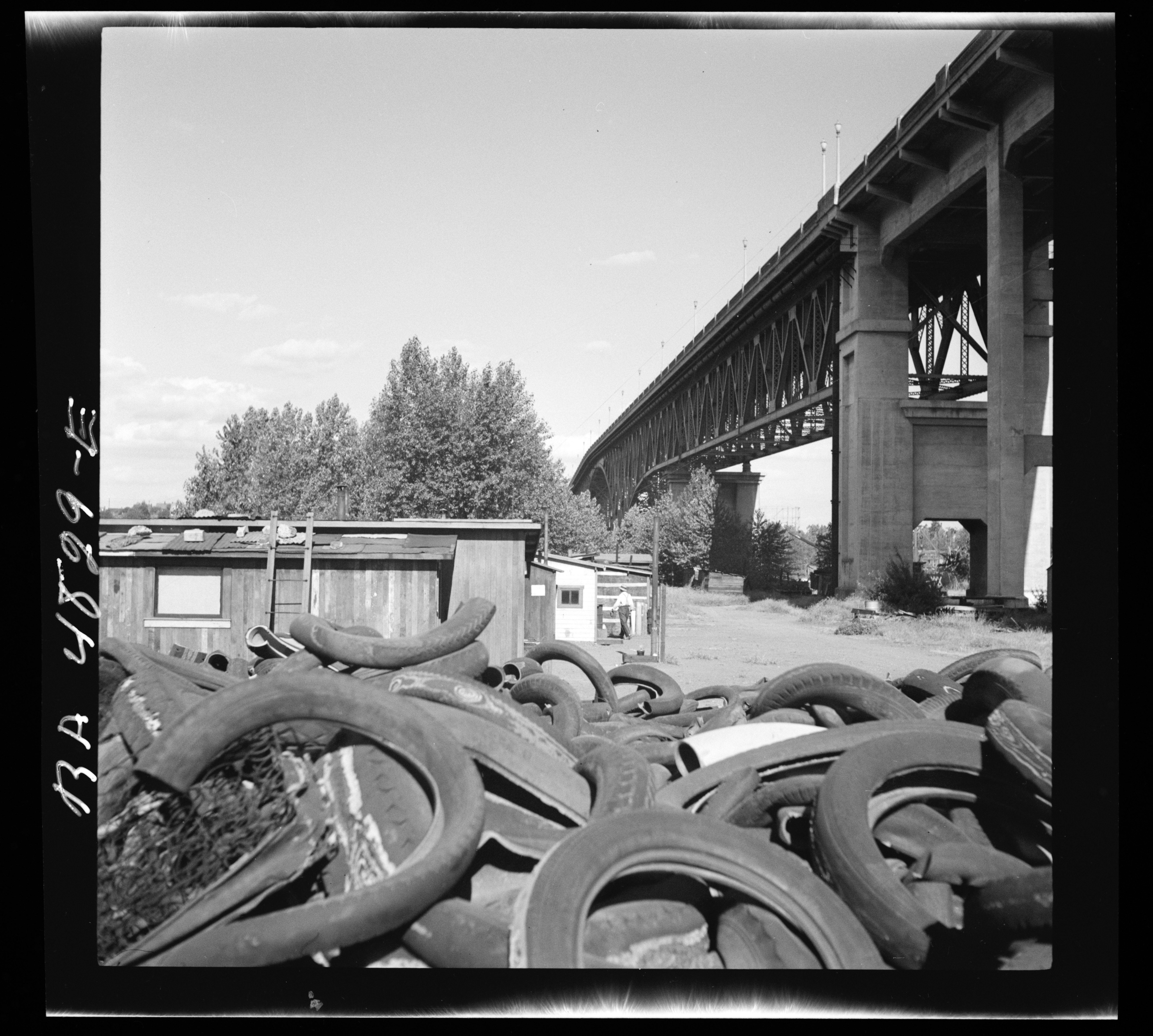 A Depression-era shantytown, 1936