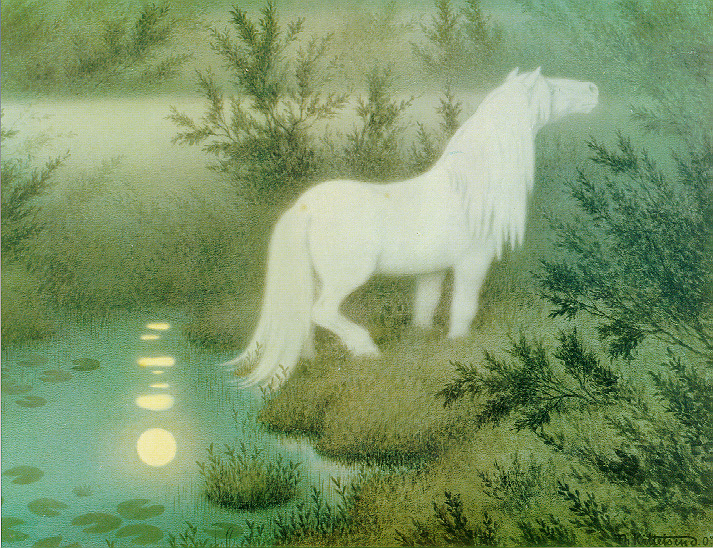 The water horse — symbol of Scottish folklore