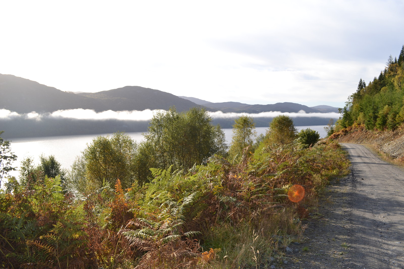 Morning mist over Loch Ness