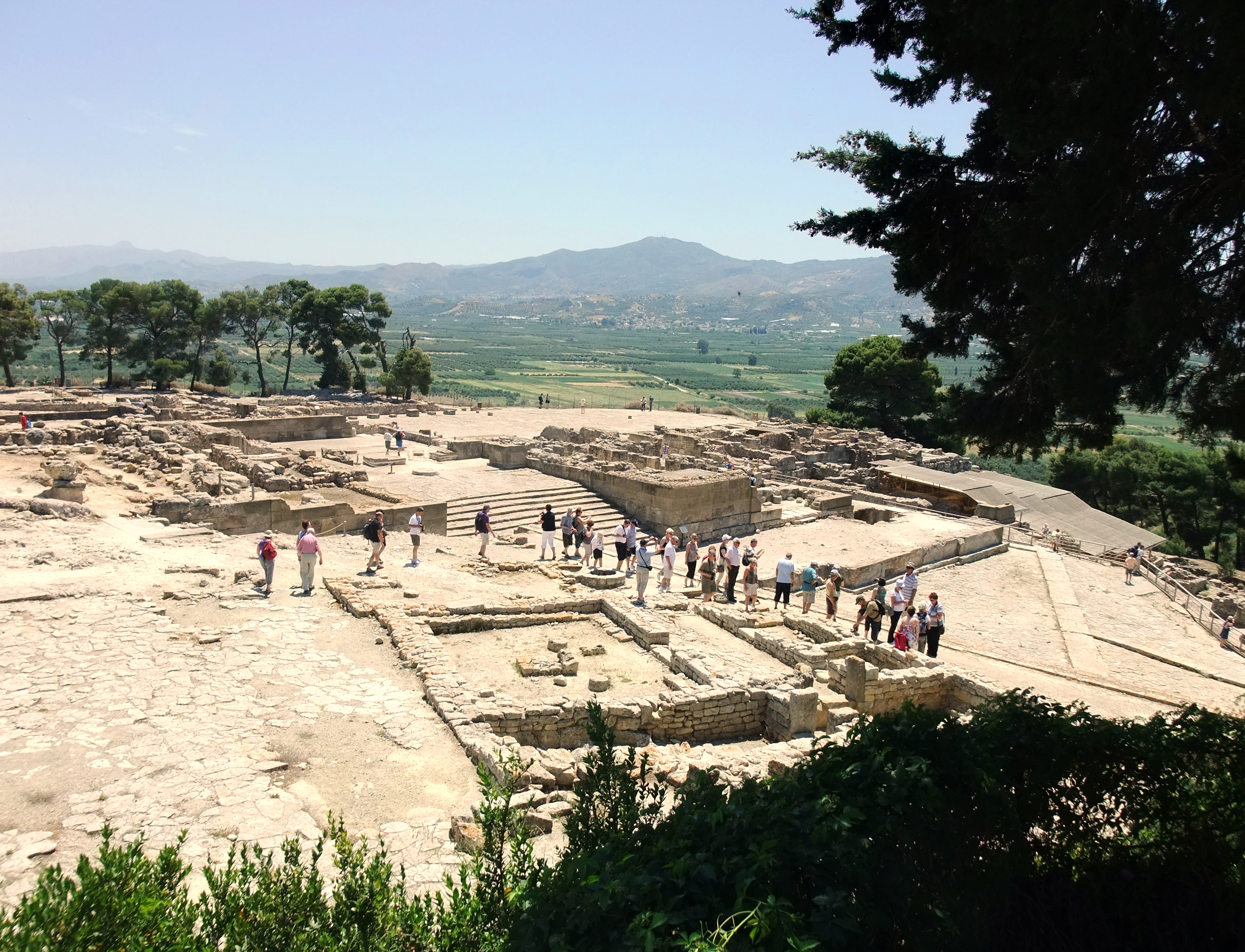 The Minoan palace ruins at Phaistos