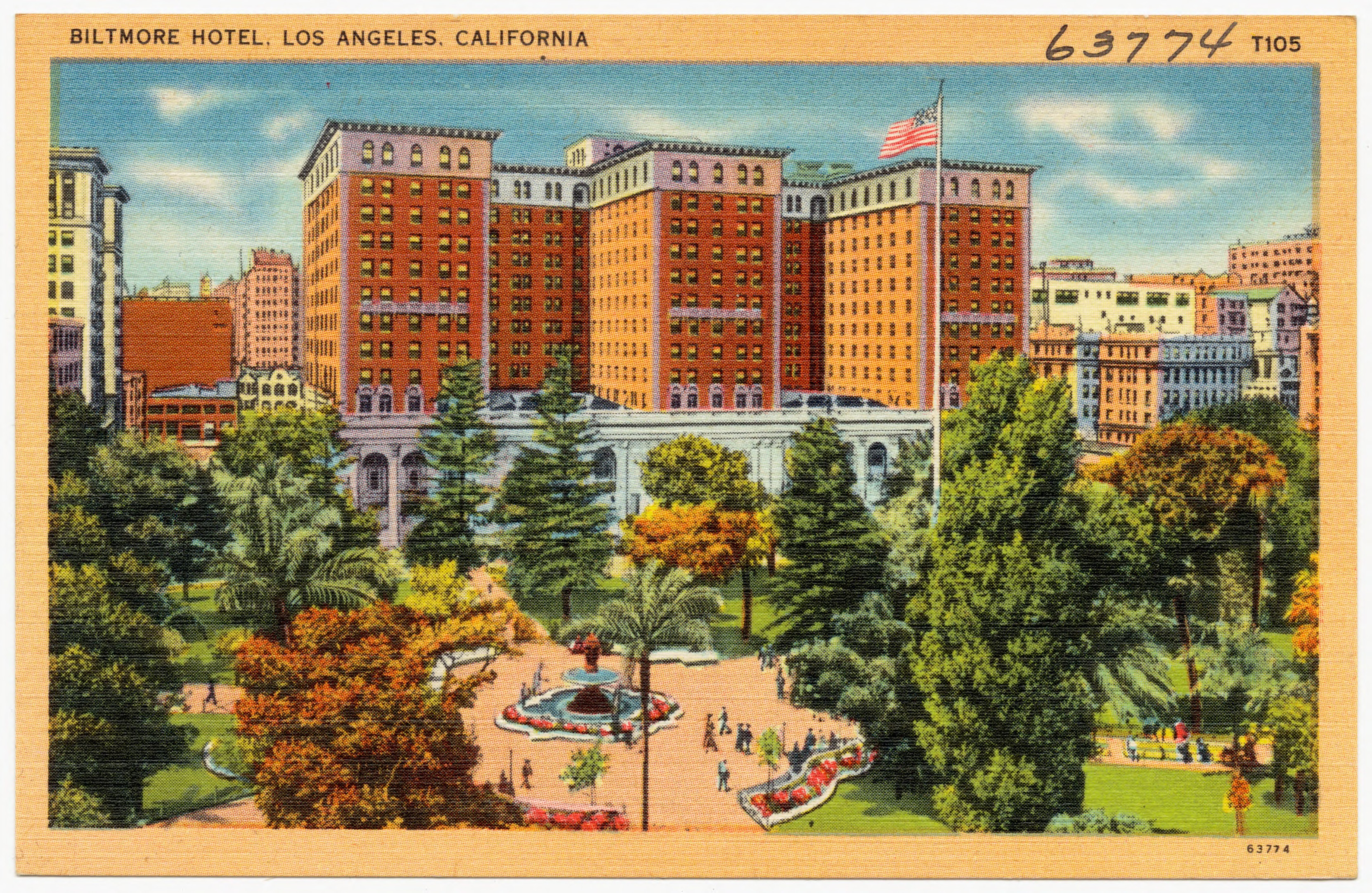 The Biltmore Hotel in downtown Los Angeles