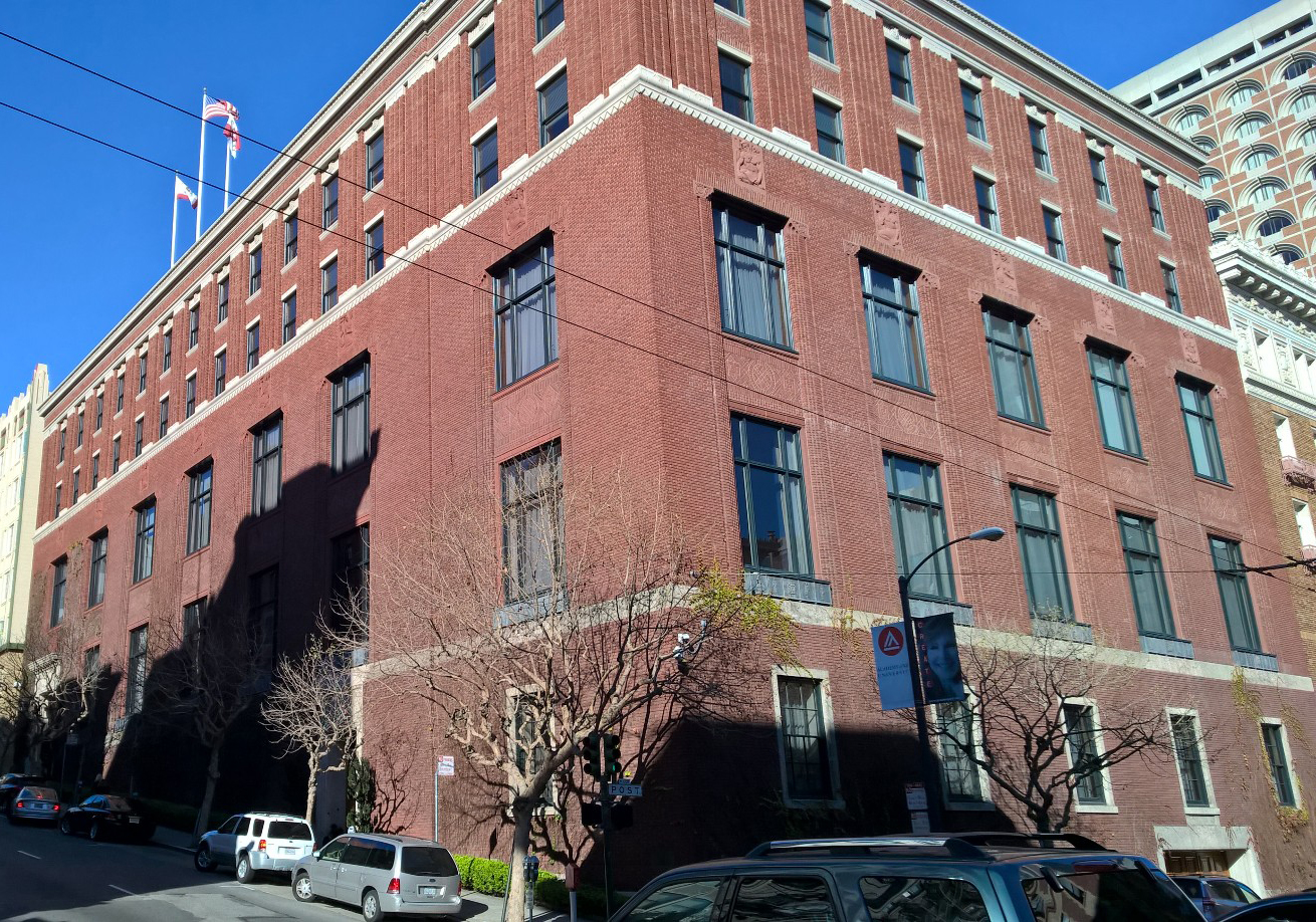 The Bohemian Club building on Taylor Street, San Francisco
