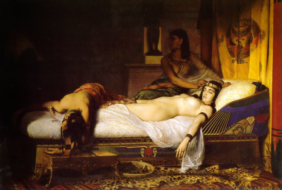The Death of Cleopatra by Jean-André Rixens