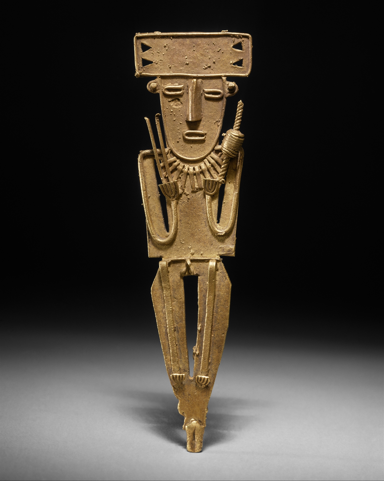 A Muisca tunjo — gold votive figurine from pre-Columbian Colombia