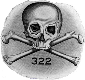 The Skull and Bones emblem with the number 322