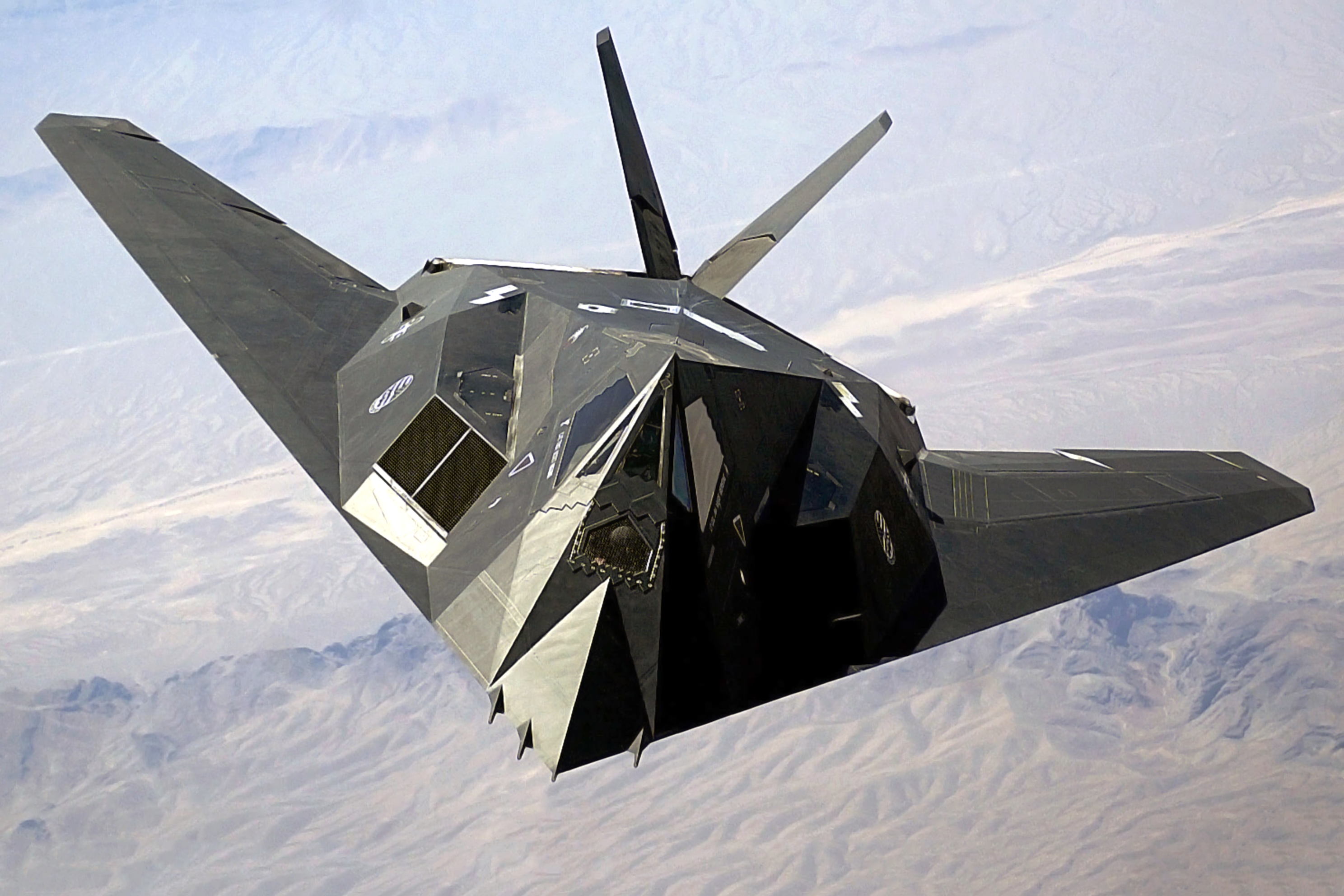 F-117 Nighthawk stealth fighter in flight