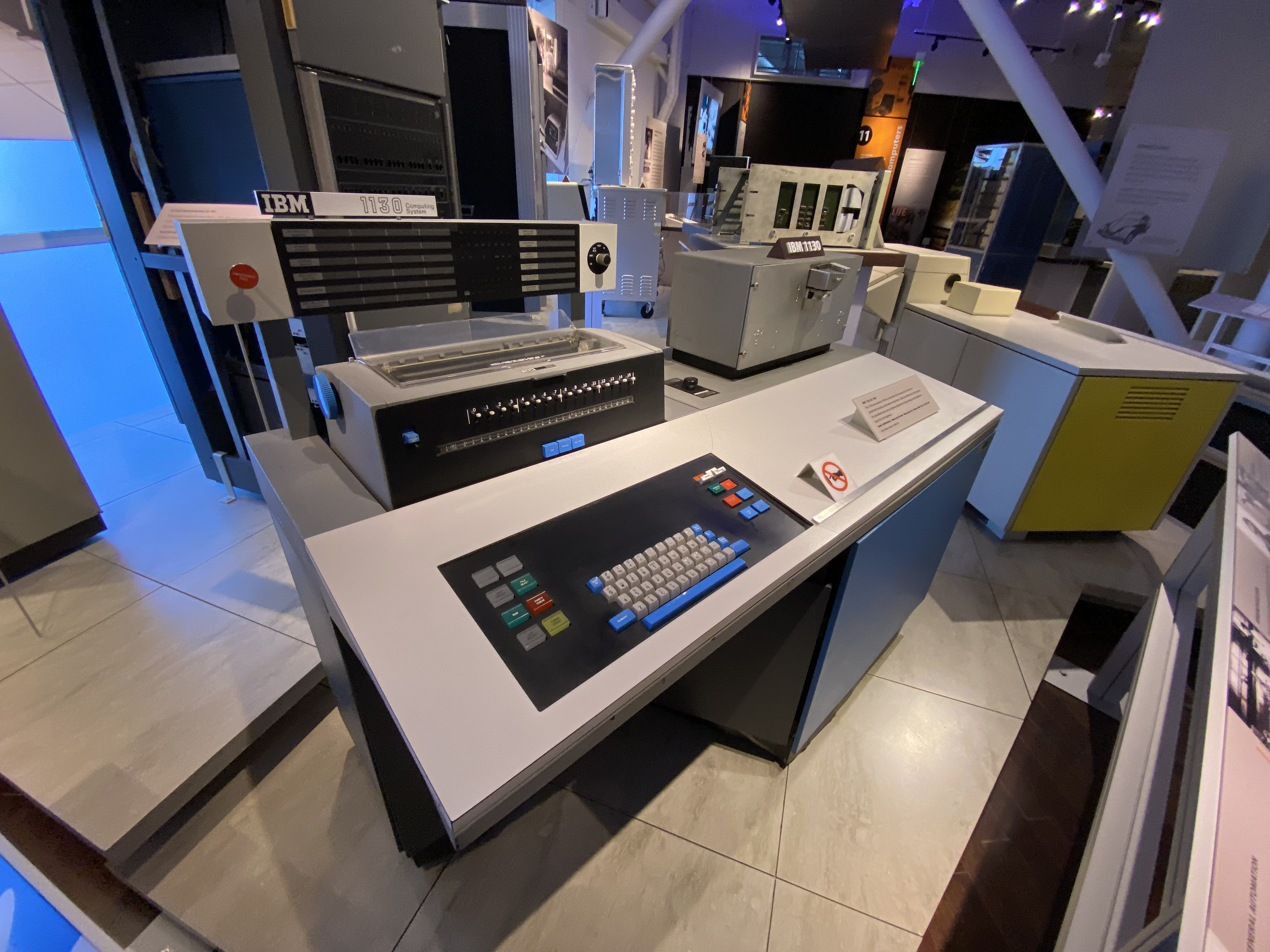 An IBM 1130 computer, the same model used at Big Ear
