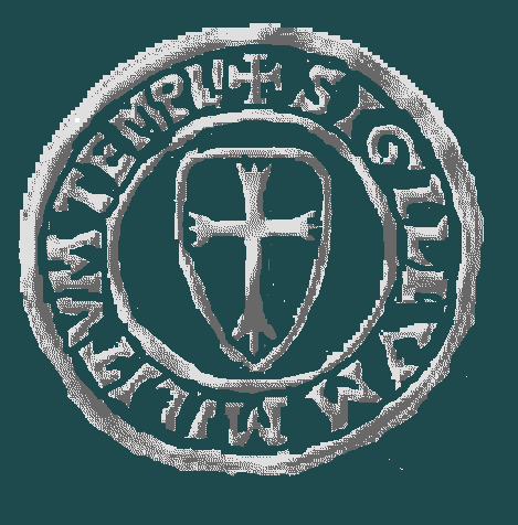 The seal of the Knights Templar — two knights on one horse