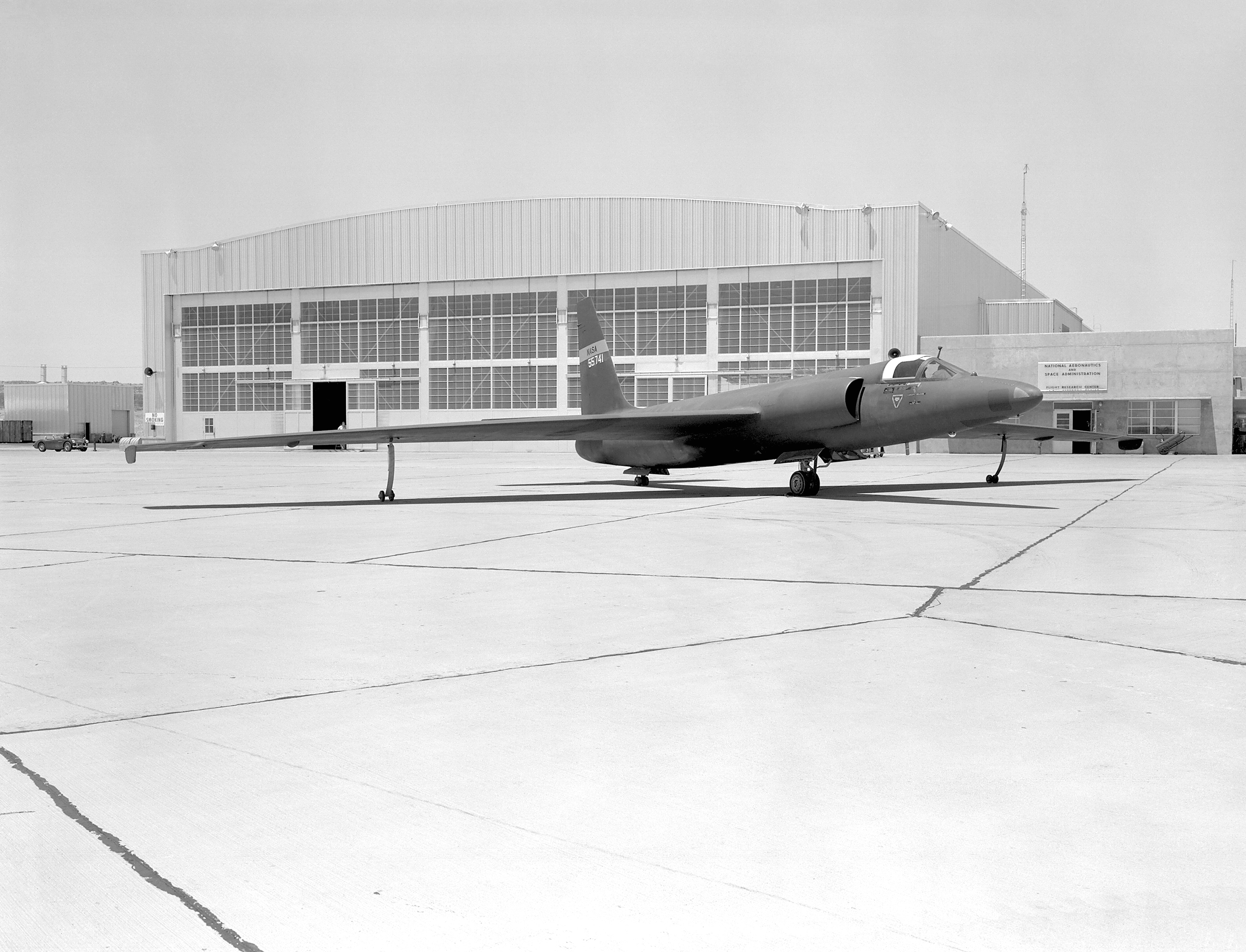 U-2 spy plane with fictitious NASA markings, 1960