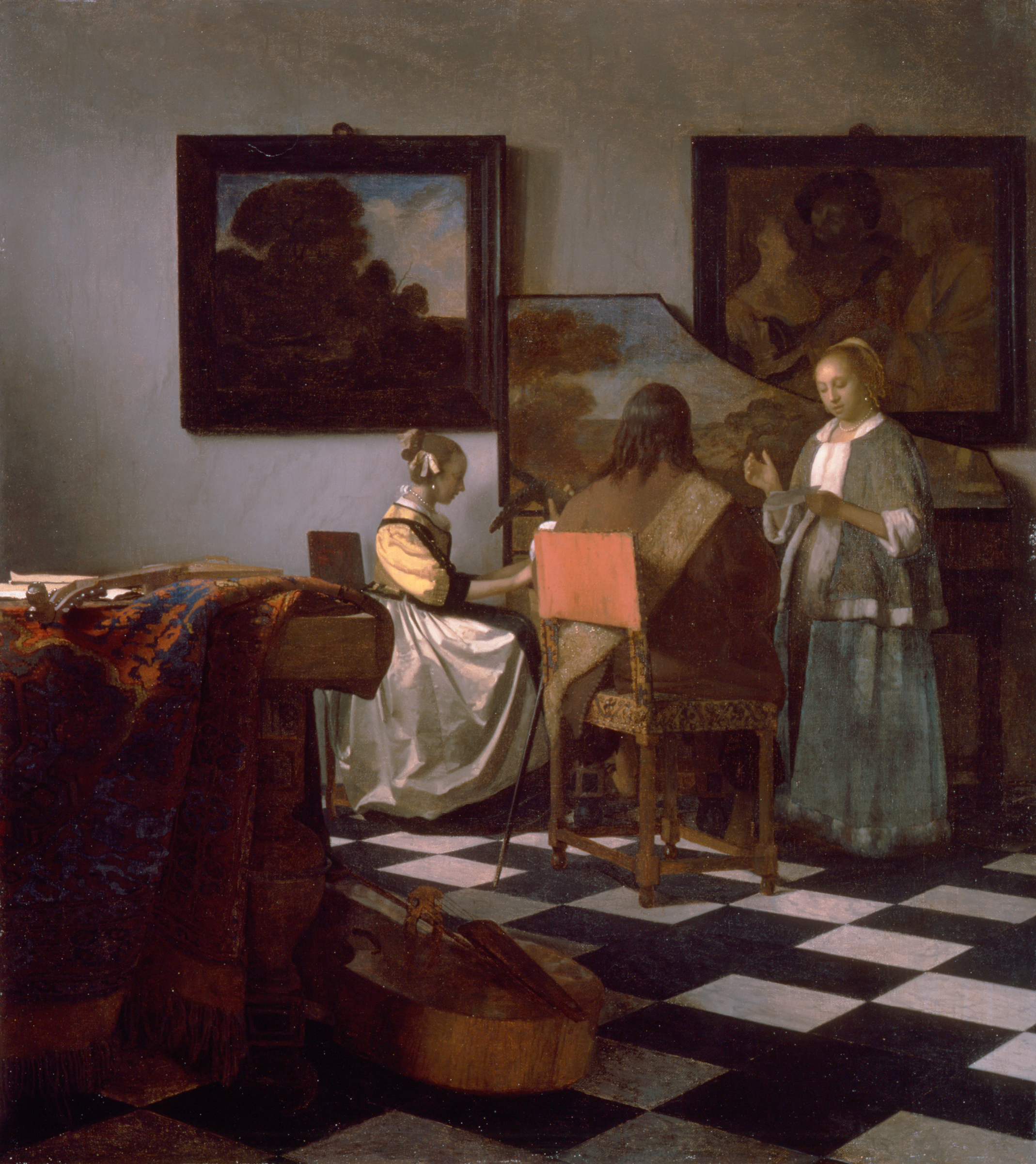 Johannes Vermeer — The Concert, c. 1664