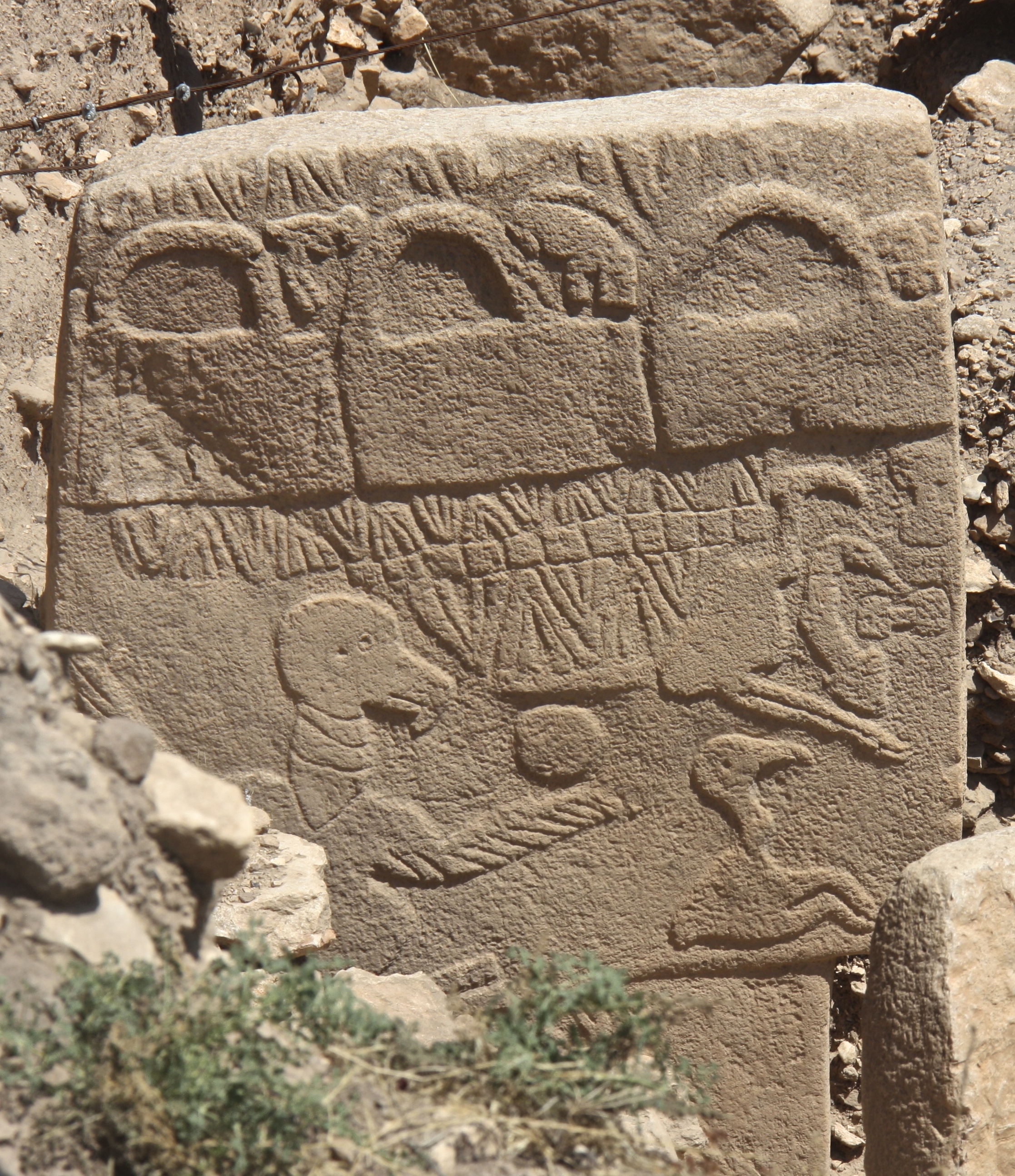 The Vulture Stone (Pillar 43) at Göbekli Tepe