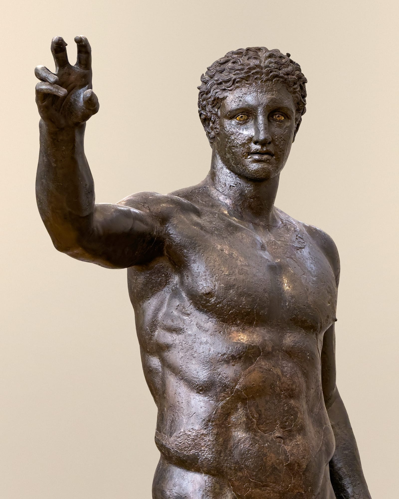 The Antikythera Youth bronze statue