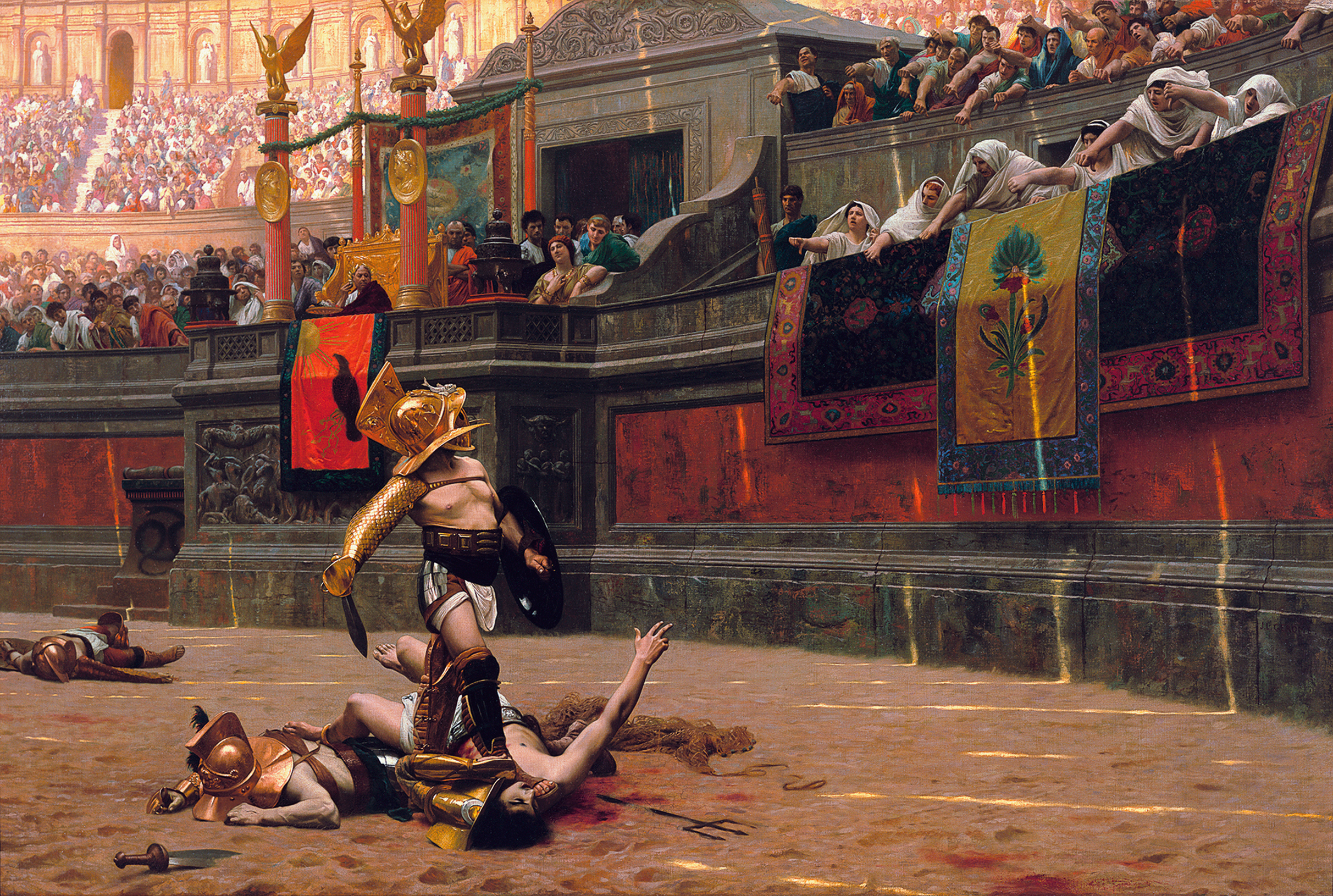 Pollice Verso by Jean-Léon Gérôme, 1872