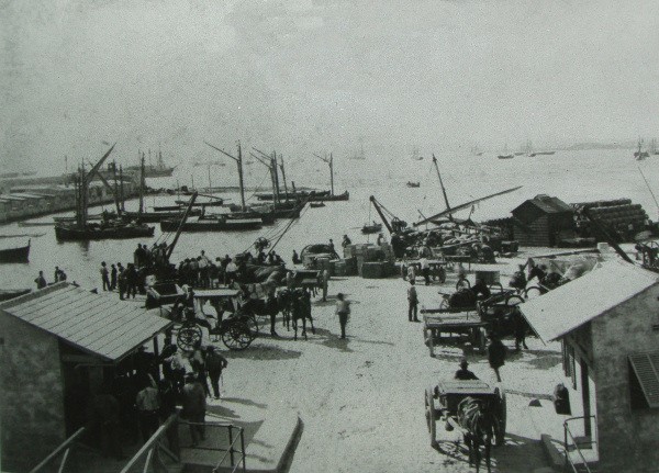 Waterport Wharf, Gibraltar, 1878