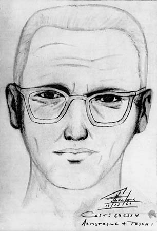 SFPD composite sketch of the Zodiac Killer