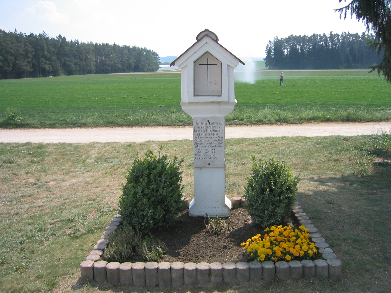 Memorial shrine at the site of Hinterkaifeck