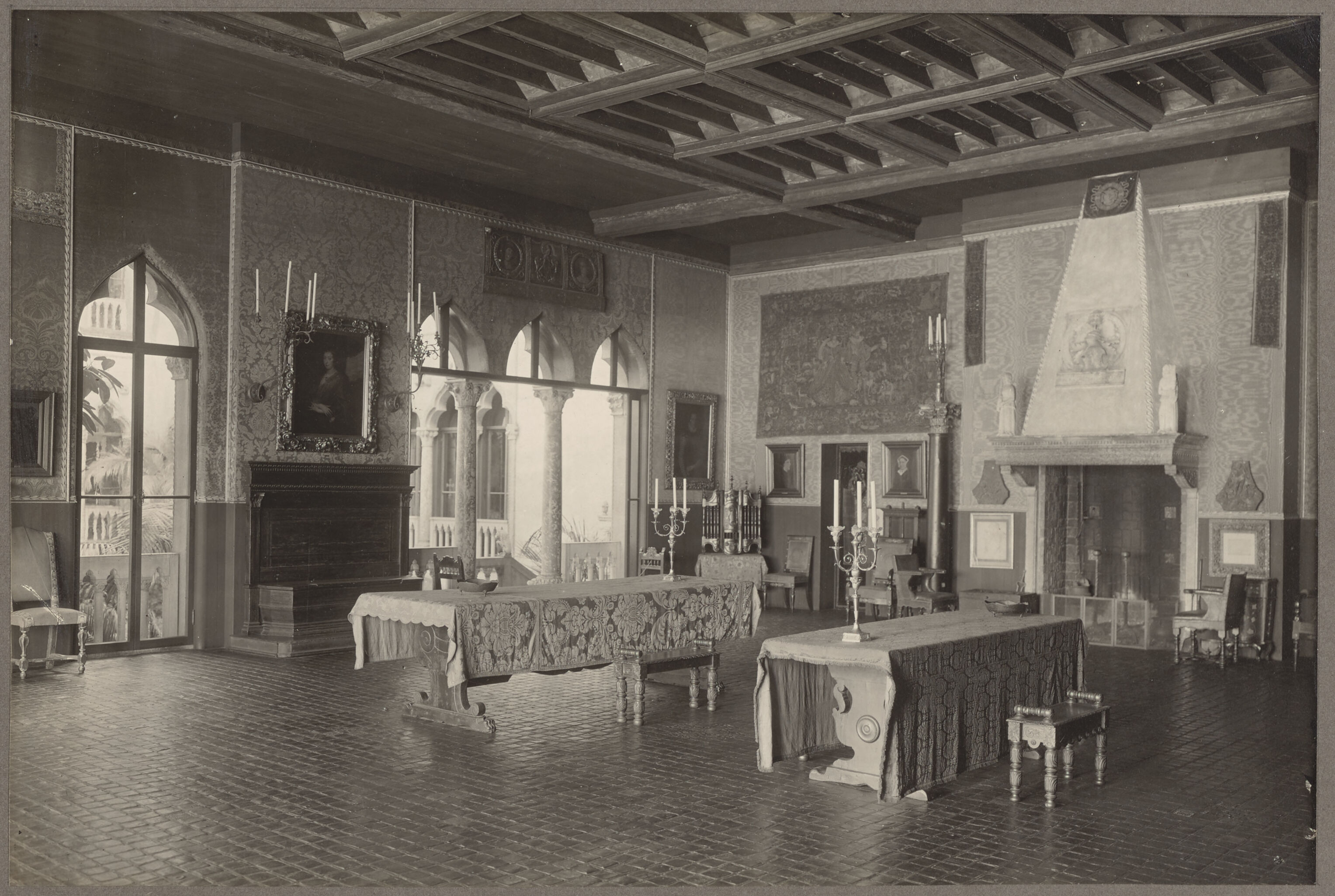The Dutch Room at the Gardner Museum before the theft