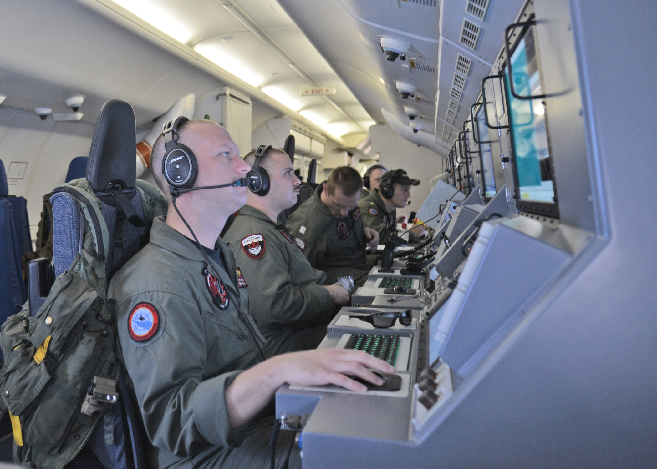 P-8A Poseidon maritime patrol aircraft during MH370 search
