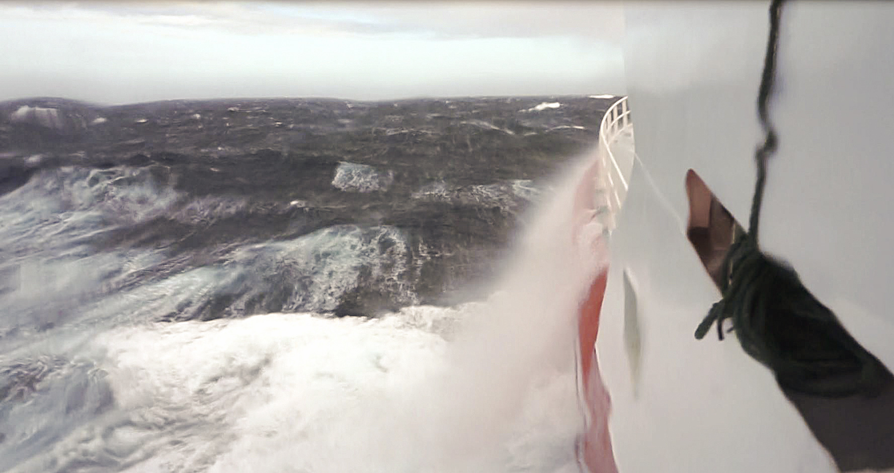 Fugro Discovery search vessel in the Southern Indian Ocean