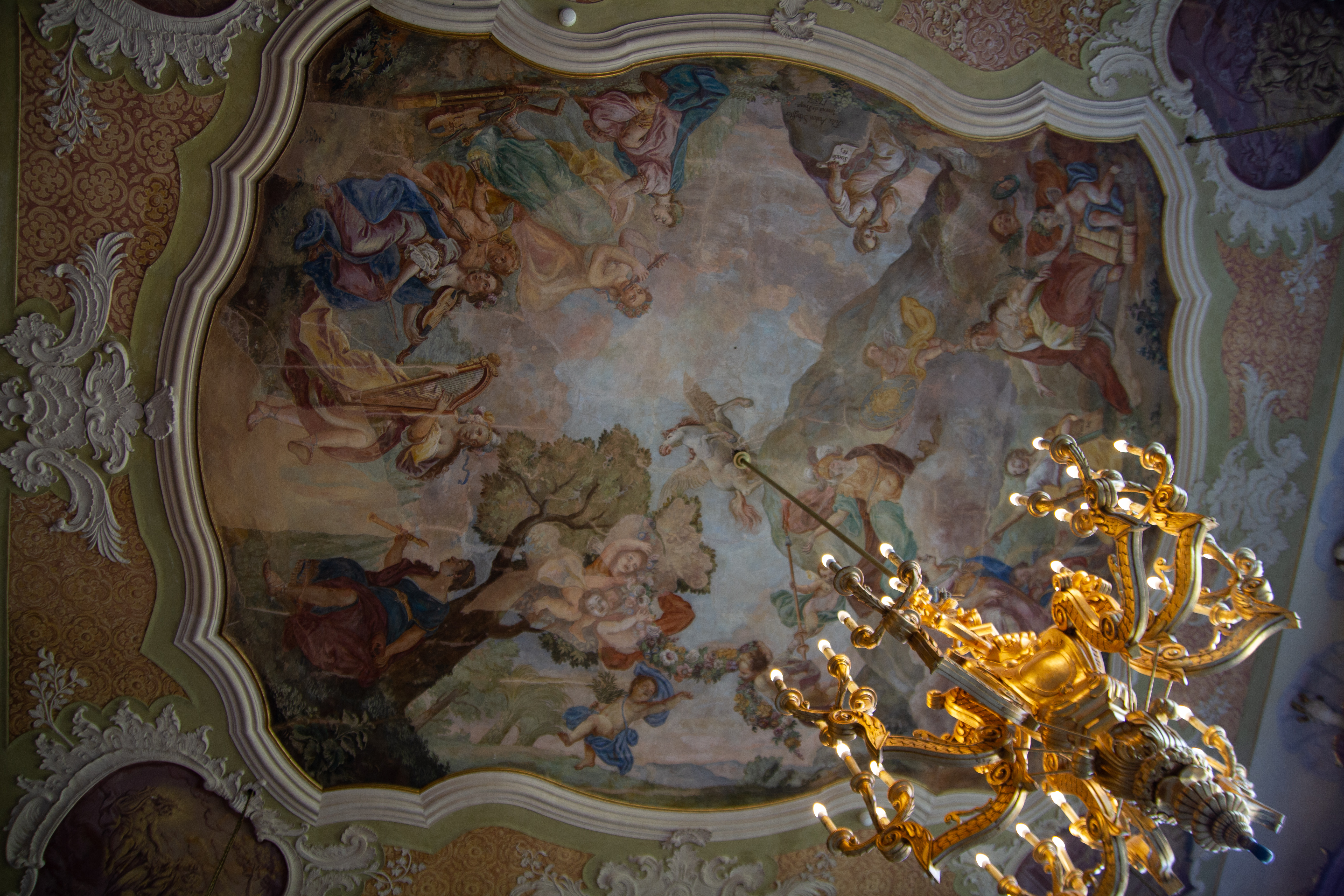 Interior of Książ Castle