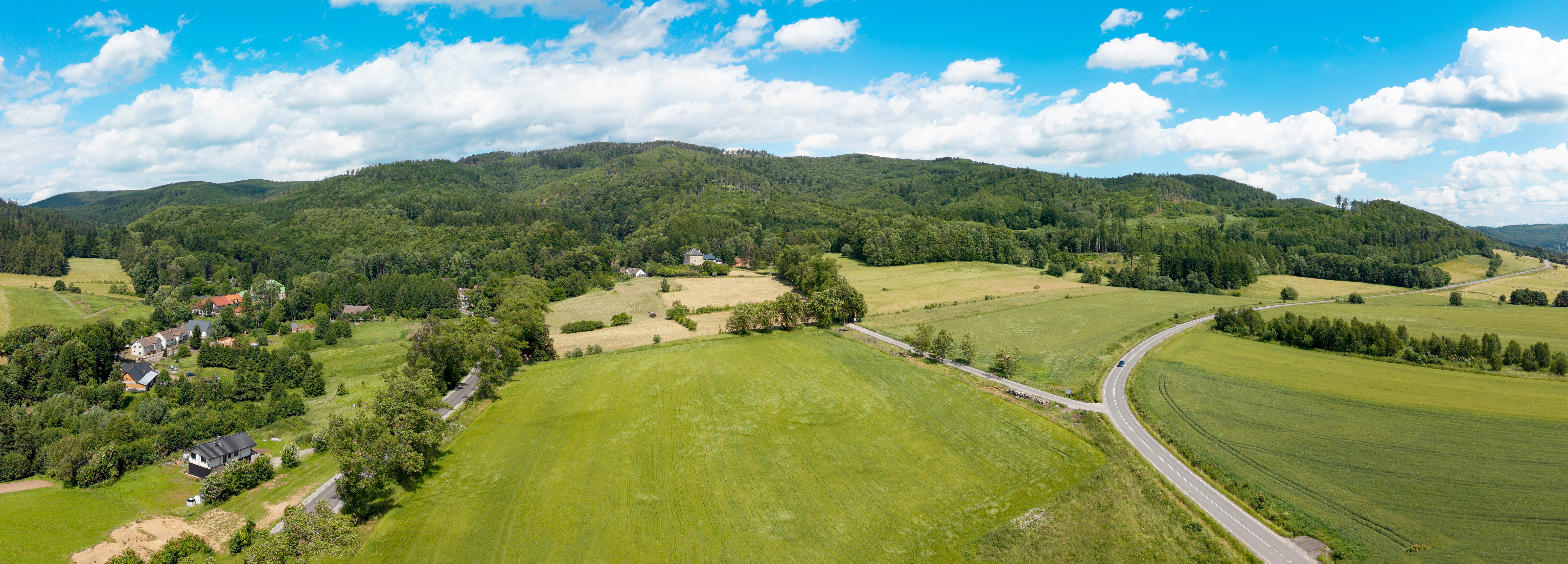 The Owl Mountains panorama
