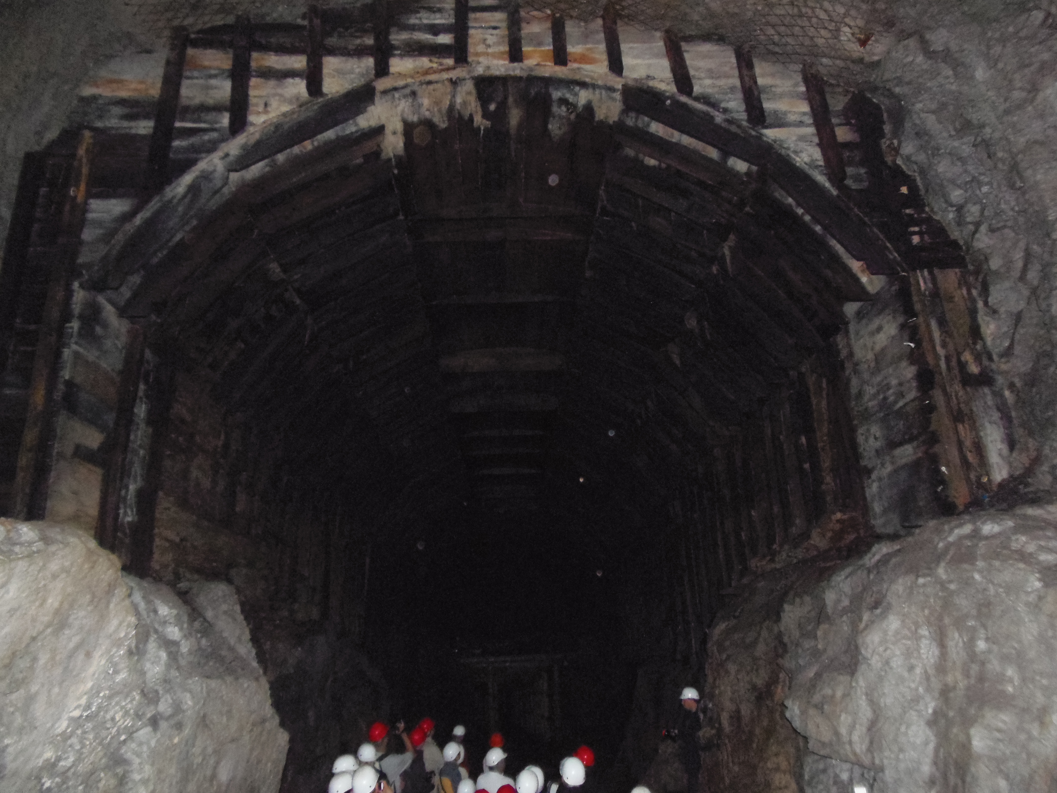 Underground corridor in the Osówka complex